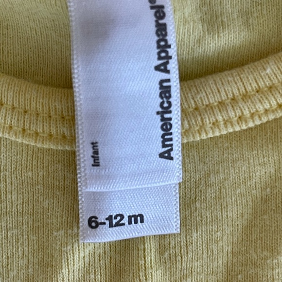 AMERICAN APPAREL | Good Intentions Yellow Onesie - Picture 4 of 7